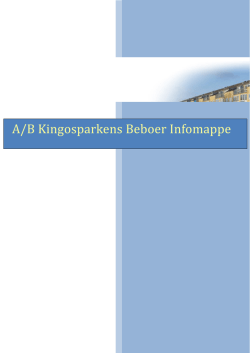 Beboer-Infomappe