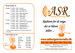 klik her - Aalborg Senior Radio