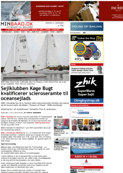 Sejlklubben Køge Bugt kvalificerer scleroseramte