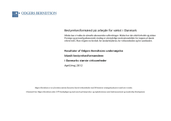 Odgers Berndtson Bestyrelsesrapport 06/2012