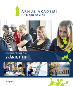 2-ÅRIGT HF - Århus Akademi