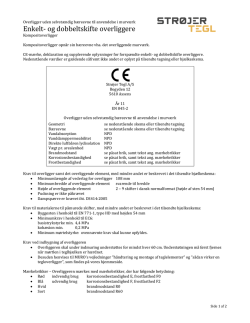 CE-mærke – EN 845-2 – teglbjælke