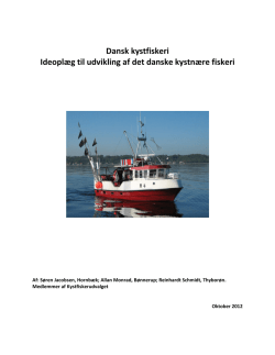 Dansk kystfiskeri Ideoplæg til udvikling af det danske kystnære fiskeri