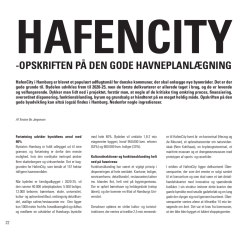 HafenCity -opskriften på den gode Havneplanlægning