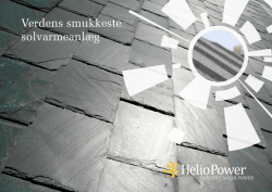 HelioPower ITS Salgsbrochure