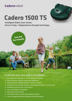 Cadero 1500 TS Brochure