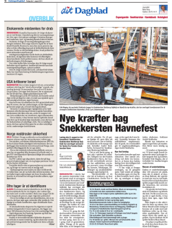 Helsingør Dagblad - Snekkersten Skotterup Sejlklub