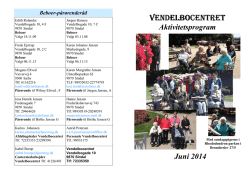 Juni 2014.pdf - Vendelbocentrets Venner