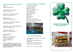 velkomstbrochure - Nakskov Svømmeklub