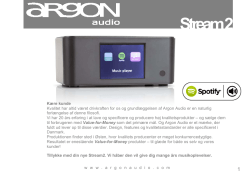 Stream 2 - Argon Audio