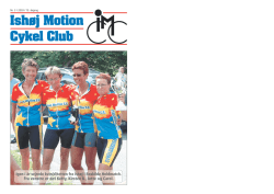 Nr. 3 / 2003 - Ishøj Motion Cykel Club