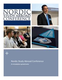 Nordic Study Abroad Conference