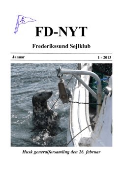 fd-nyt-1-jan 2013 web - Frederikssund Sejlklub
