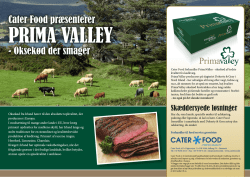 Prima Valley Oksekød der smager - Spisekvalitet i