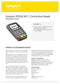 Samport IPP350 NFC / Contactless Ready