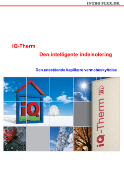 iQ-Therm Den intelligente indeisolering