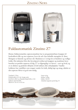 Fuldautomatisk Zinzino Z7