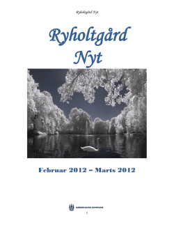 Ryholtgård Nyt februar - marts 2012