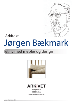 Jørgen Bækmark - designarkivet.dk