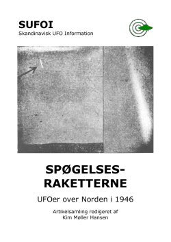 Spøgelsesraketterne - Skandinavisk UFO information