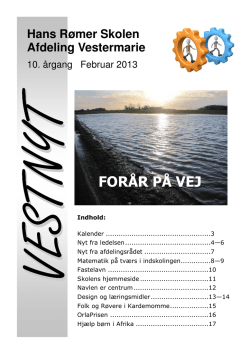 Vestnyt februar 2013 - Afdeling Vestermarie