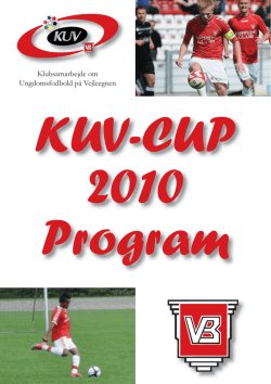 KUV-Cup program.indd
