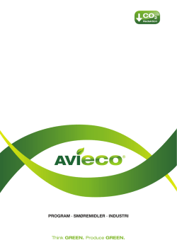 Brochure / specifikationer - AVIeco