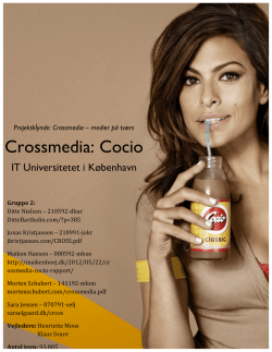 Crossmedia – Cocio rapport