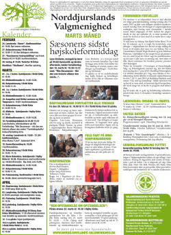 Kirkeblad for marts 2015 - Norddjurslands Valgmenighed