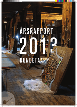 åRSRAPPORT 2013