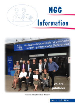NGG information 2013/2014 - Nordsjællands Grundskole og