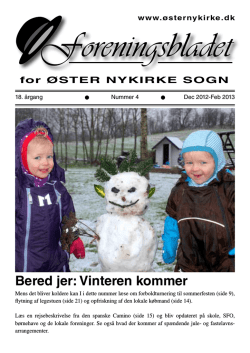 foreningsblad 4 2012 - Hjemmeside for Vonge