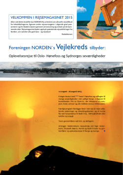 Rejsemagasinet for 2015 (pdf)