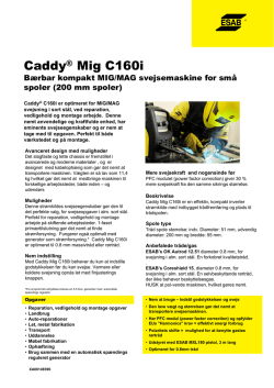 Caddy® Mig C160i - Svejsehuset A/S