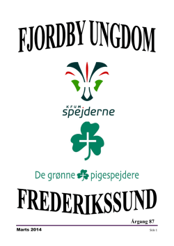 Marts 2014 - KFUM Spejder Frederikssund