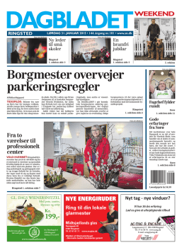 Dagbladet 31.1.2015 - Ringsted Krisecenter