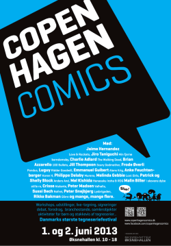 1. og 2. juni 2013 - Copenhagen Comics