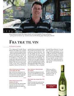 FRA TRÆ TIL VIN - Nordic Wineimports