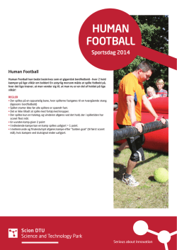 Human Football-regler 2014
