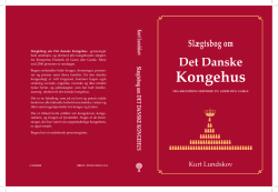 Slægtsbog om Det Danske Kongehus 2011