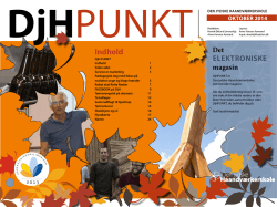 DjHPUNKT oktober 2014 - Den jydske Haandværkerskole