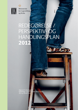 RedegøRelse / PeRsPektiv- og handlingsPlan 2012