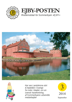 EjbyPosten nr3 2014.pdf - Nordeuropas største haveforening