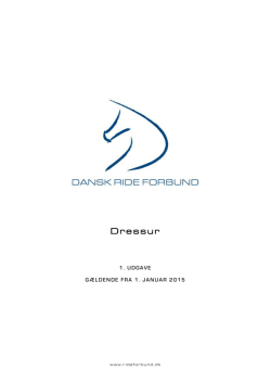 Dressur - Dansk Ride Forbund