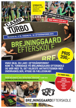 Turbo Camp 2015 - Brejninggaard Efterskole
