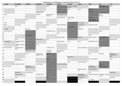 Se årskalenderen for skoleåret 14-15 her!