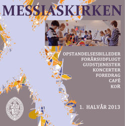 juni 2013 - Messiaskirken