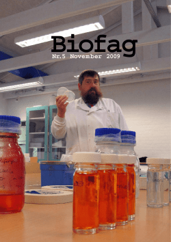 Biofag 5 - Foreningen af Danske Biologer (FaDB)