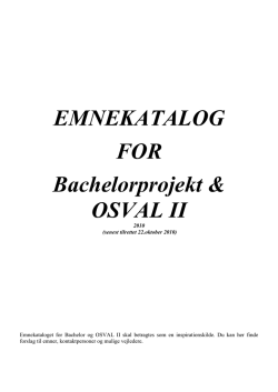 Emnekatalog 2010 - sidste nye version