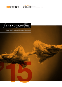 Hent DKCERT Trendrapport 2015 (pdf